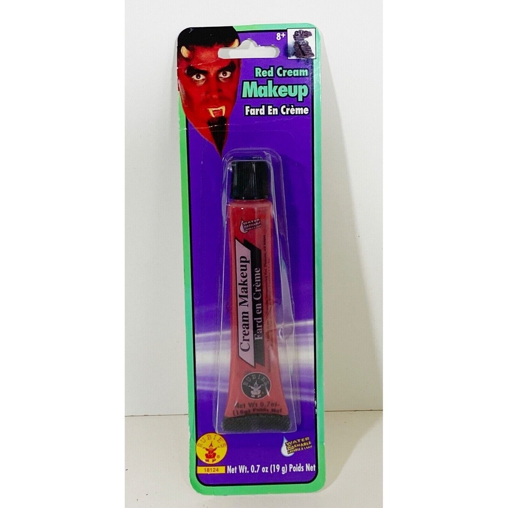 RUBIES RED CREAM Halloween Party Costume Makeup. .07oz. BRAND NEW SEALED